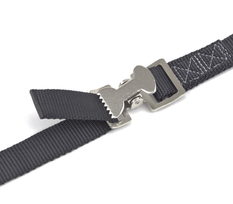 PowerTye 1in x 4ft Utility Lashing Strap - Made in USA - 150 lb. Working Load Limit / 450 lb. Breaking Strength - Black (4-Pack) - Image 3